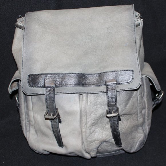 Free People Leather Backpack - Picture 1 of 7